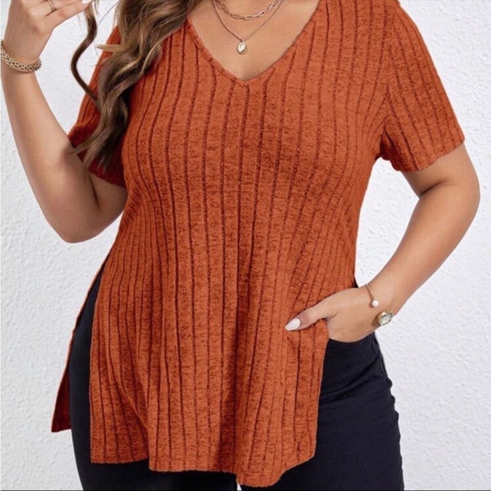 Plus Size Knit Top 4X